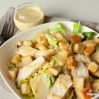 Рецепт Салата Цезарь с курицей с майонезом