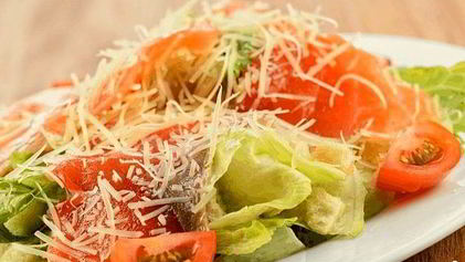 Рецепт Салата Цезарь с лососем