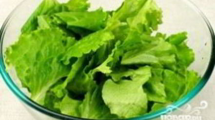 Рецепт салата цезарь с лососем