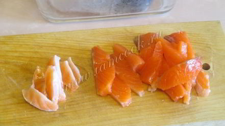 Рецепт салата цезарь с семгой