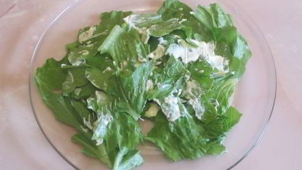 Рецепт салата цезарь с семгой