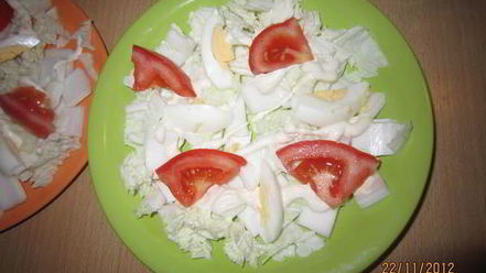 Рецепт салата цезарьс креветками