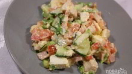 Рецепт цезаря с курицей и сухариками