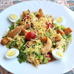 Рецепт Цезаря с пекинской капустой