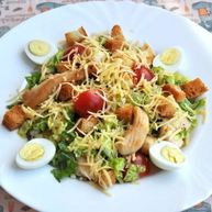 Рецепт Цезаря с пекинской капустой