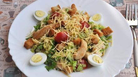 Рецепт цезаря с пекинской капустой