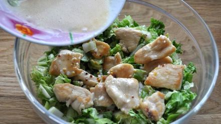 Рецепт цезаря с пекинской капустой