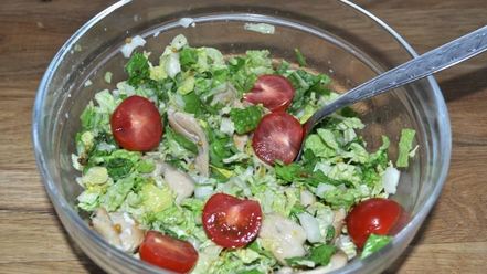 Рецепт цезаря с пекинской капустой