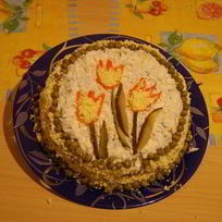 Рецепт Салата Желтые тюльпаны