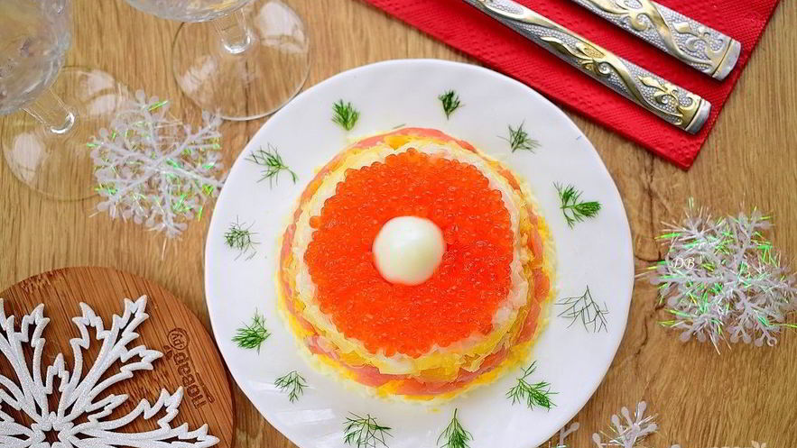 Рецепт салата жемчужина