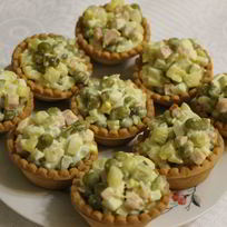 Салаты в тарталетках