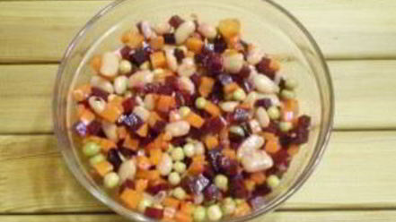 Рецепт диетического винегрета для похудения