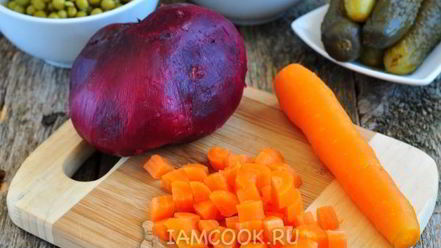 Рецепт диетического винегрета