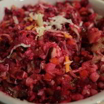 Литовский винегрет с грибами