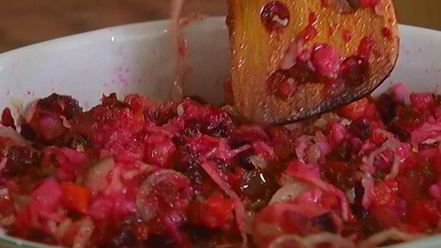 Рецепт литовского винегрета с грибами