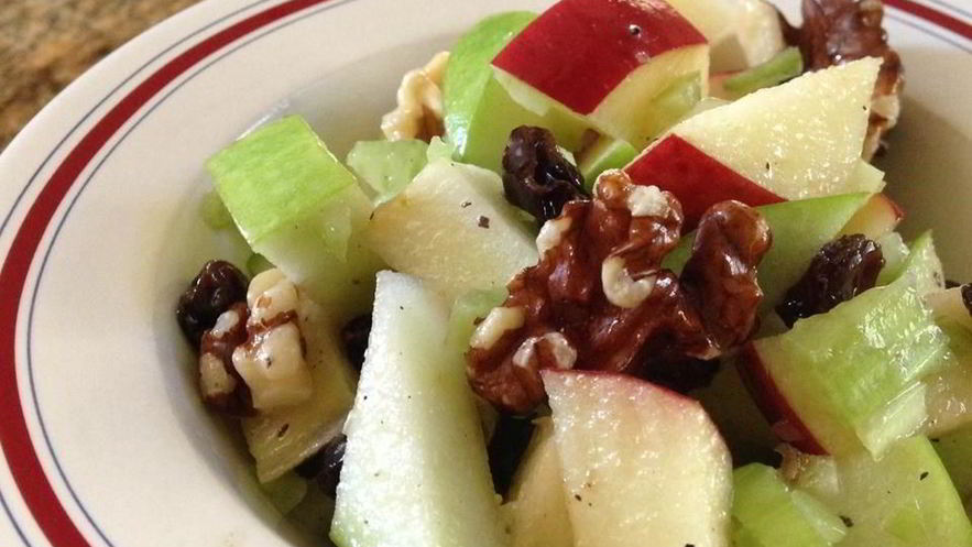 Рецепт салата вальдорф с заправкой винегрет