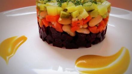 Рецепт салата винегрет под одноименным соусом