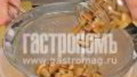 Рецепт салата винегрет с маринованными опятами