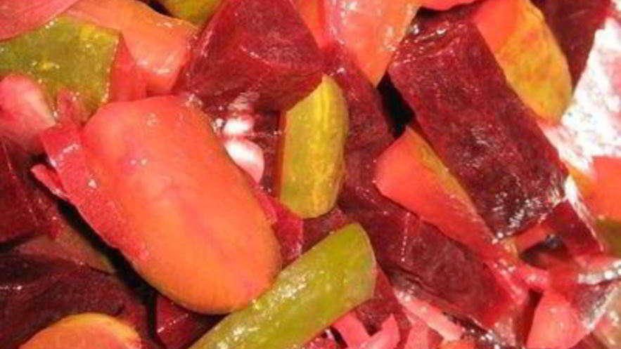 Рецепт скудного винегрета