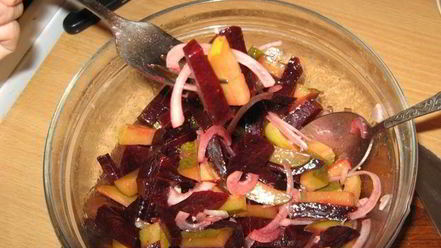 Рецепт скудного винегрета