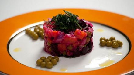 Рецепт славянского винегрета с репой