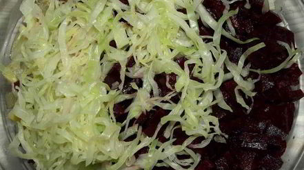 Рецепт старорусского винегрета с судаком