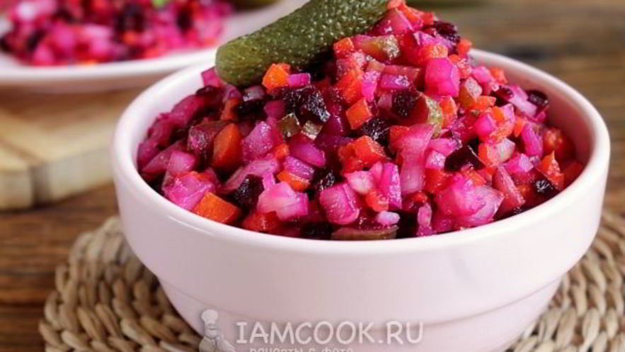 Рецепт винегрета без горошка