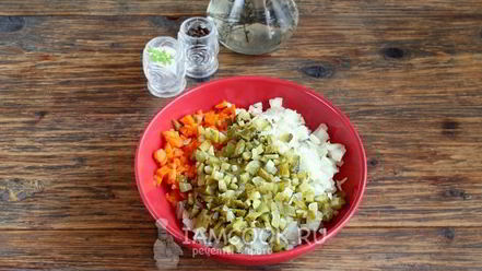 Рецепт винегрета без горошка