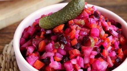 Рецепт винегрета без горошка