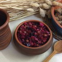 Винегрет из запеченных овощей