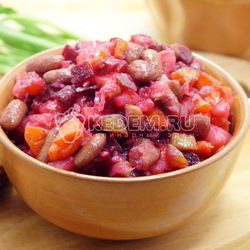 Рецепт Винегрета классического с фасолью