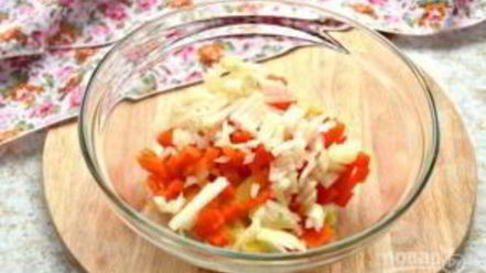 Рецепт винегрета классического с горошком и капустой