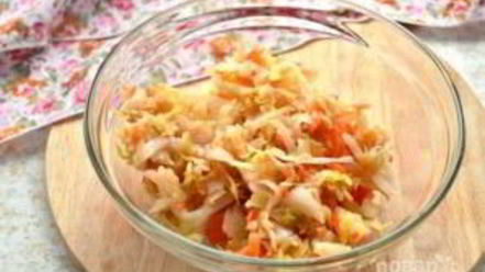 Рецепт винегрета классического с горошком и капустой