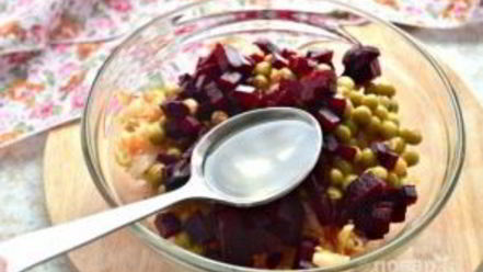 Рецепт винегрета классического с горошком и капустой