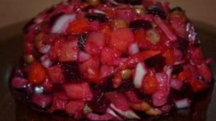 Рецепт винегрета классического с горошком