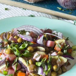 Рецепт Винегрета летнего с инжиром и розмарином