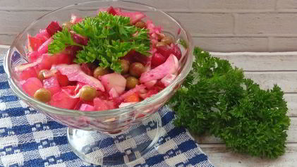 Рецепт Винегрета пикантого