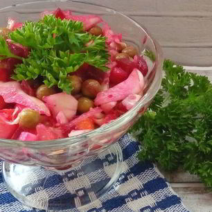 Рецепт Винегрета пикантого