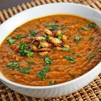 Рецепт Винегрета-пюре с тыквой и семгой