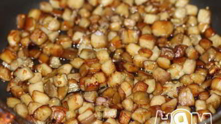 Рецепт винегрета с баклажанами