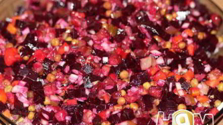 Рецепт винегрета с баклажанами