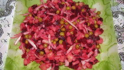 Рецепт Винегрета с горошком