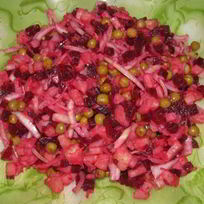 Винегрет с горошком