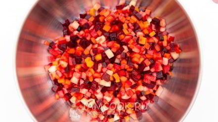 Рецепт винегрета с грибами