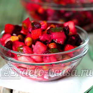 Рецепт Винегрета с кукурузой