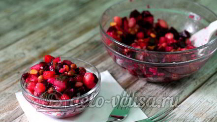 Рецепт винегрета с кукурузой