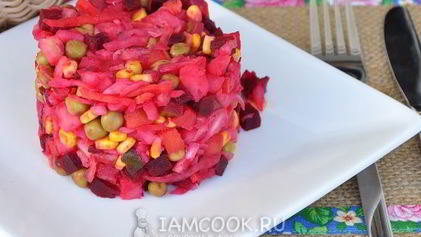 Рецепт Винегрета с квашеной капустой