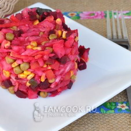 Рецепт Винегрета с квашеной капустой