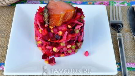 Рецепт винегрета с квашеной капустой