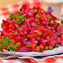 Рецепт Винегрета с морковкой по-корейски